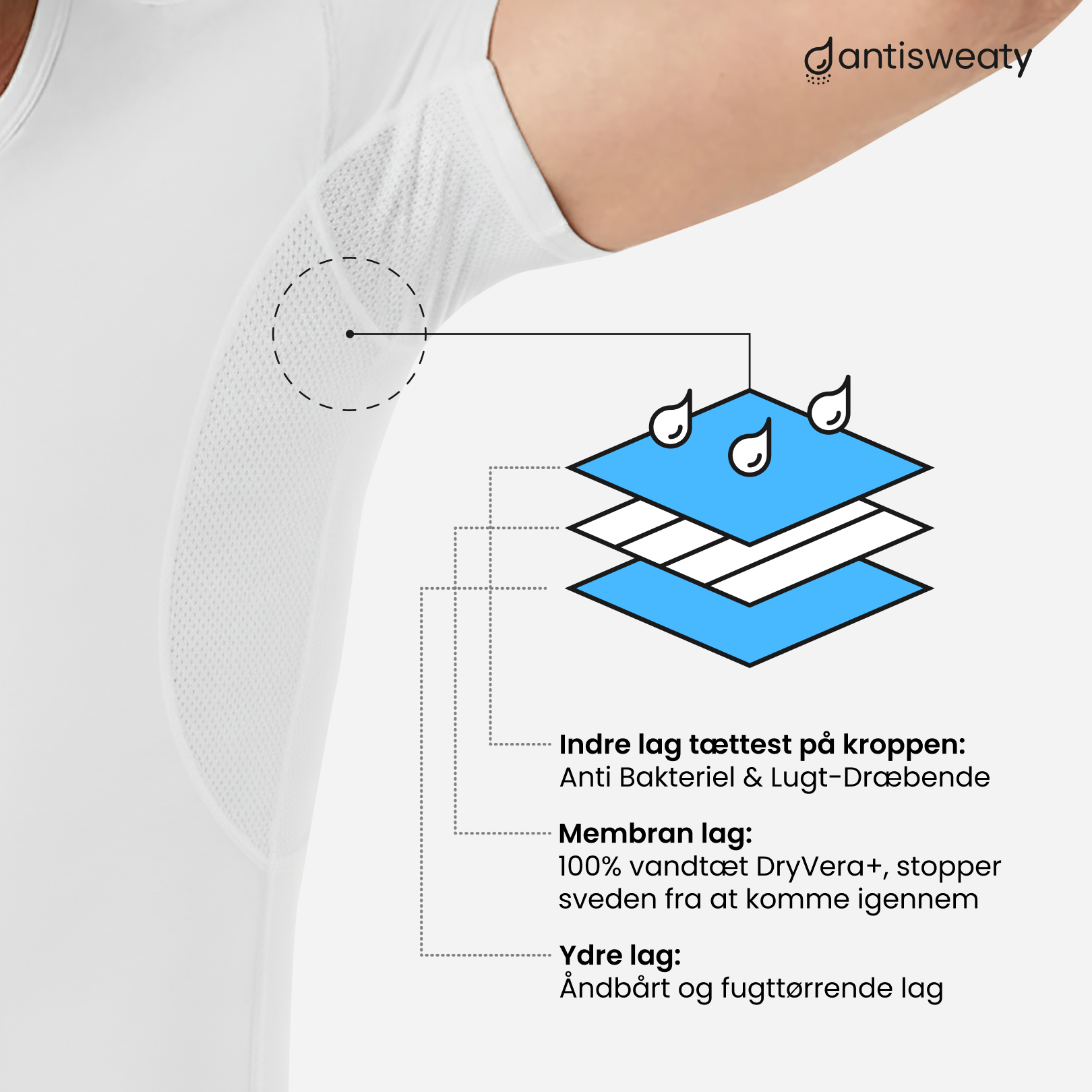 Anti Sweat Undershirt For Women